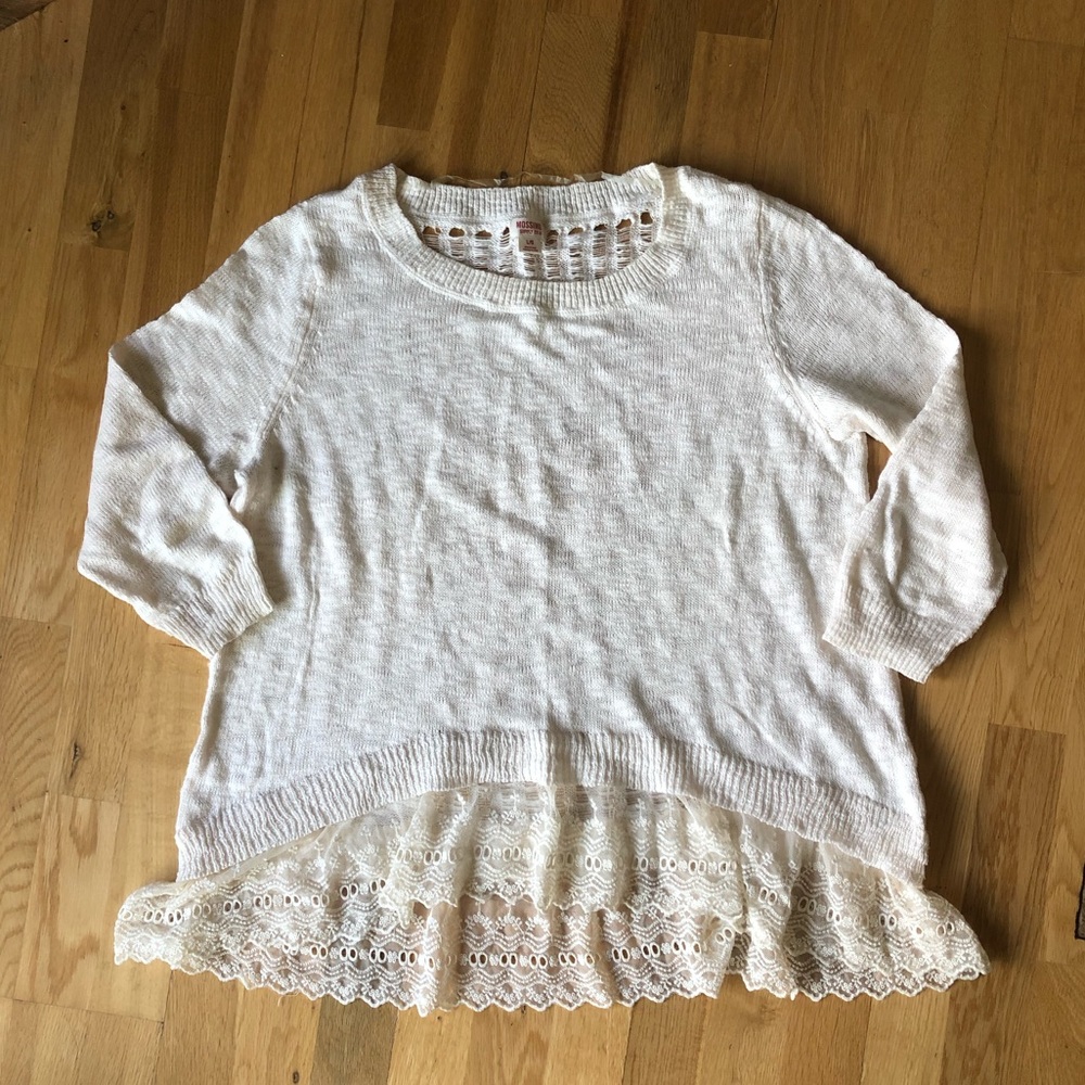 Cream sweater
